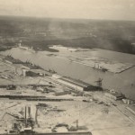 Tereny portu w budowie
